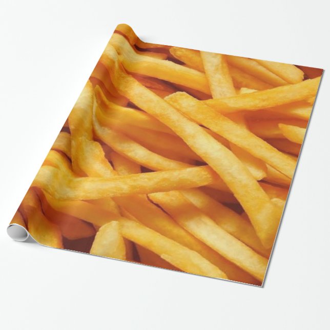 Papel De Regalo Patatas fritas (Desenrollado)