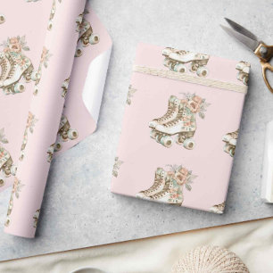 Papel De Regalo Patinaje de patinaje de patinaje de patinaje de fl