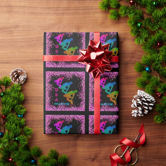PAPEL DE REGALO PATINAJE OLÍMPICO  (Regalo de vacaciones)