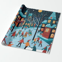 Patinaje sobre hielo para navidades.