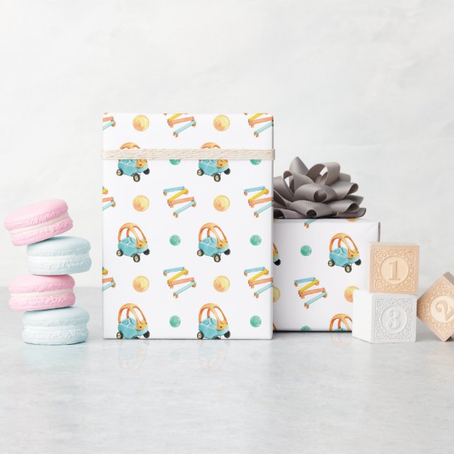 Papel De Regalo Patio Colorido  (Baby Shower)