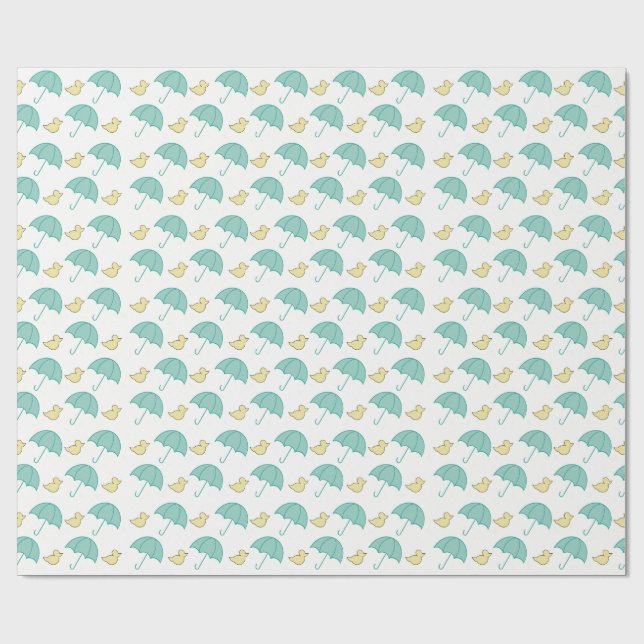 Papel De Regalo Patitos (Superficie plana)