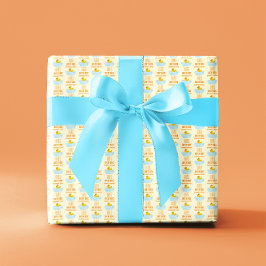 Papel De Regalo Pato 1 cumpleaños