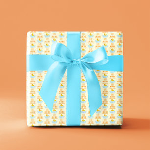 Papel De Regalo Pato 1 cumpleaños