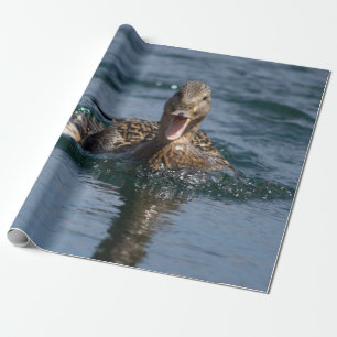 Papel De Regalo Pato abierto con pico