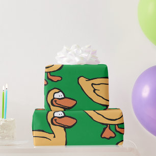 Papel De Regalo Pato amarillo