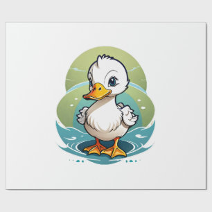 Papel De Regalo pato-blanco