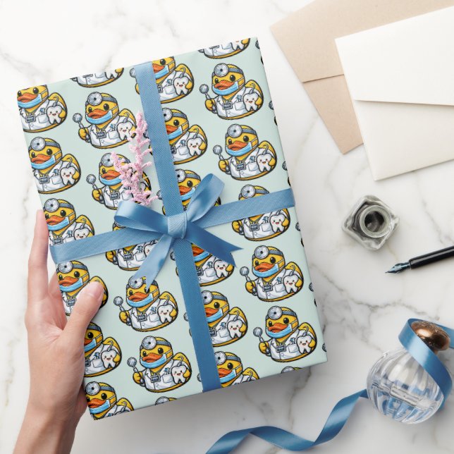 Papel De Regalo Pato de goma dentista (Regalar)
