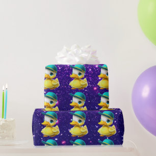 Papel De Regalo Pato de Goma Lindo Encantador Temático Inspirado