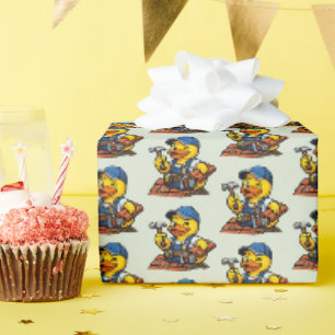 Papel De Regalo Pato de Goma Techador