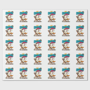 Papel De Regalo Pato de Vibraciones de Verano – Abrebotellas de Sa