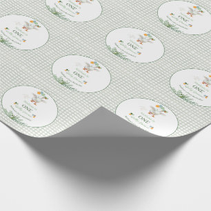 Papel De Regalo Pato Tonto Cumpleaños Verde