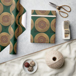 Papel De Regalo Patrimonio de caza tradicional y patrón de cartuch