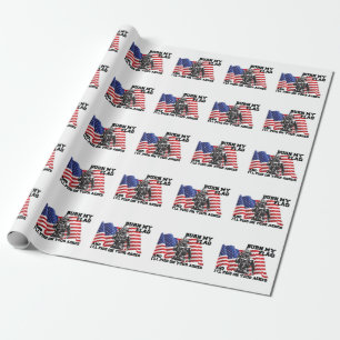 Papel De Regalo Patriota americano