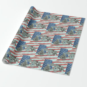 Papel De Regalo Patriotic First Responder