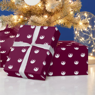 Papel de regalo patriótico con la bandera de la ci