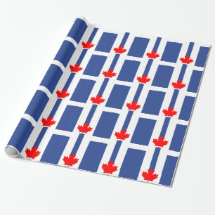 Papel de regalo patriótico con la bandera de Toron