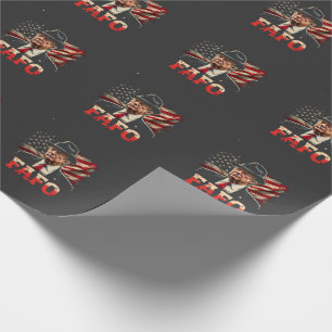 Papel De Regalo Patriótico de la bandera estadounidense de la band