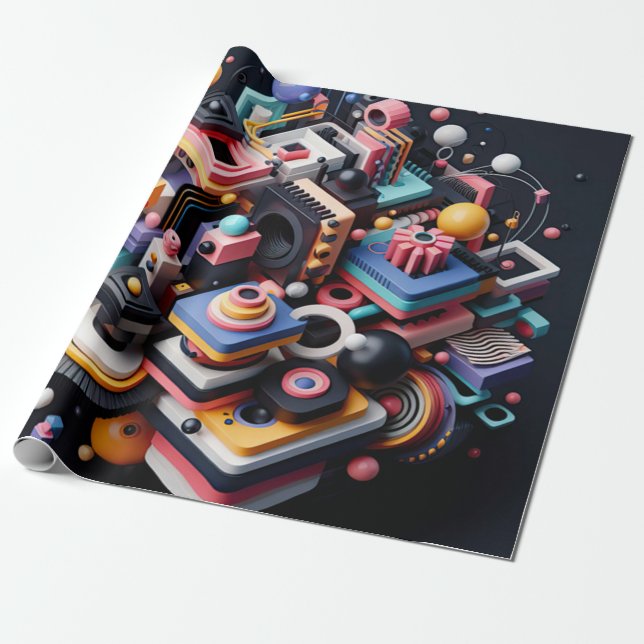 Papel De Regalo Patrón 3 (Desenrollado)