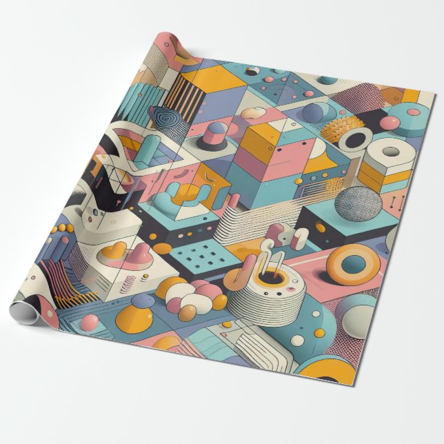 Papel De Regalo Patrón 5 (Desenrollado)