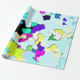 PAPEL DE REGALO PATRÓN ABSTRACTO _ 66