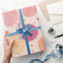 Patrón abstracto de crema de explosión rosa naranj