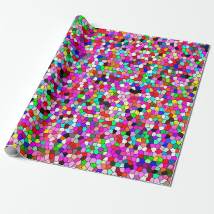Papel De Regalo patrón abstracto, fondo de pantalla de mosaico de 