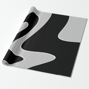 Papel De Regalo Patrón abstracto - gris