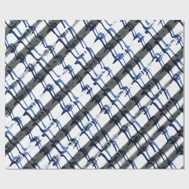 Papel De Regalo Patrón abstracto OpArt 3D (Superficie plana)