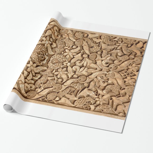 Papel De Regalo Patrón Alhambra (Desenrollado)