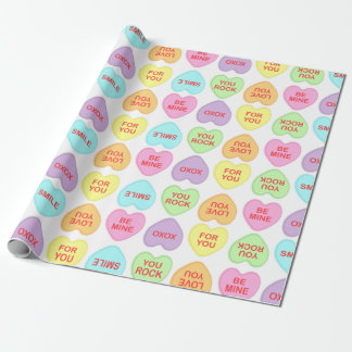 Papel De Regalo Patrón alternativo de corazones de conversación