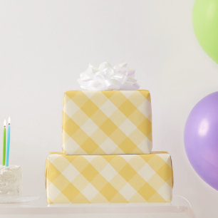 Papel De Regalo Patrón amarillo soleado
