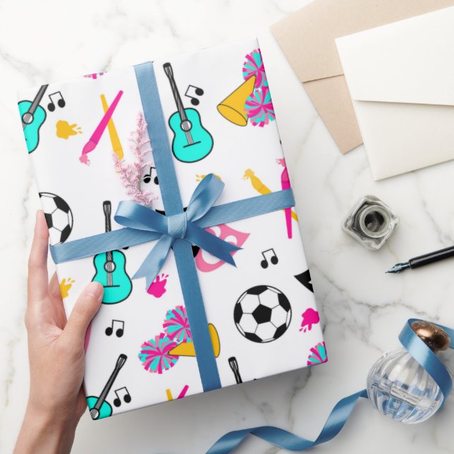 Papel De Regalo Patrón animador de sueño adolescente (Regalar)