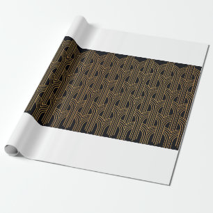 Papel De Regalo Patrón Art Déco Sin Maravillas. Mínimo geométrico
