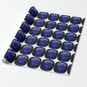 Papel De Regalo Patrón azul