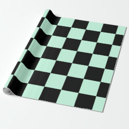 Papel De Regalo Patrón azul y negro de Aero