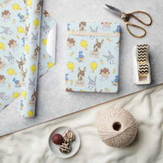Papel De Regalo Patrón Baby Shower LOONEY TUNES™