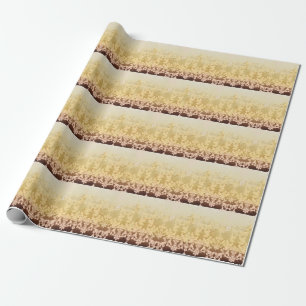 Papel De Regalo Patrón barroco vintage, lujo ornamental.