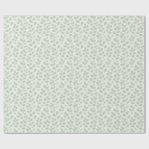 Papel De Regalo Patrón botánico de eucalipto