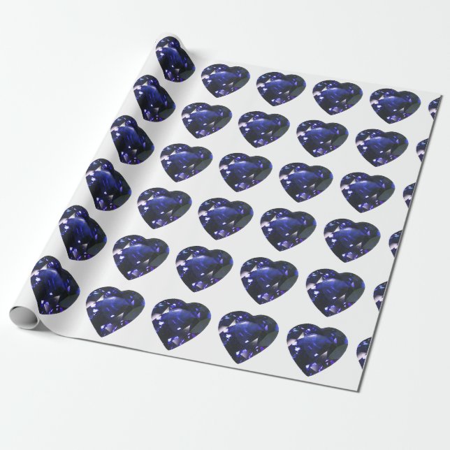 Papel De Regalo Patrón cardíaco (Desenrollado)