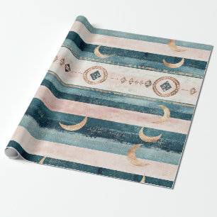 Papel De Regalo Patrón Celestial del Suroeste - Estilo Desierto
