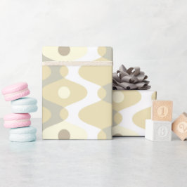 Papel De Regalo Patrón Chic Pastel de mediados de siglo