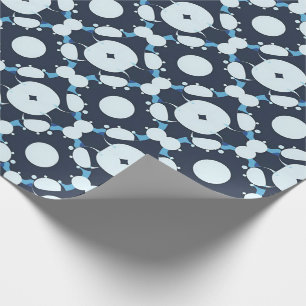 Papel De Regalo Patrón circular abstracto con elementos geométrico