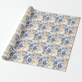 Papel De Regalo Patrón Clásico Retro de Estilo Barroco