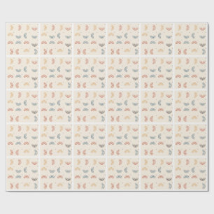 Papel De Regalo Patrón continuo de arcos arcoíris boho