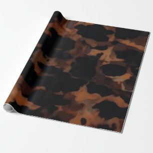 Papel De Regalo Patrón continuo de caparazón de tortuga, elegante