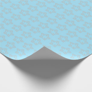Papel De Regalo Patrón continuo de estrella de mar linda