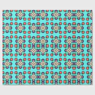 Papel De Regalo Patrón continuo de mandala floral