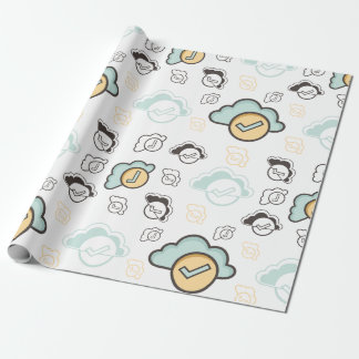 Papel De Regalo Patrón continuo de nubes