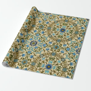 Papel De Regalo Patrón continuo Vintage Blue Vine de William Morri